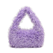 FLUFFY FUR SHOULDER BAG